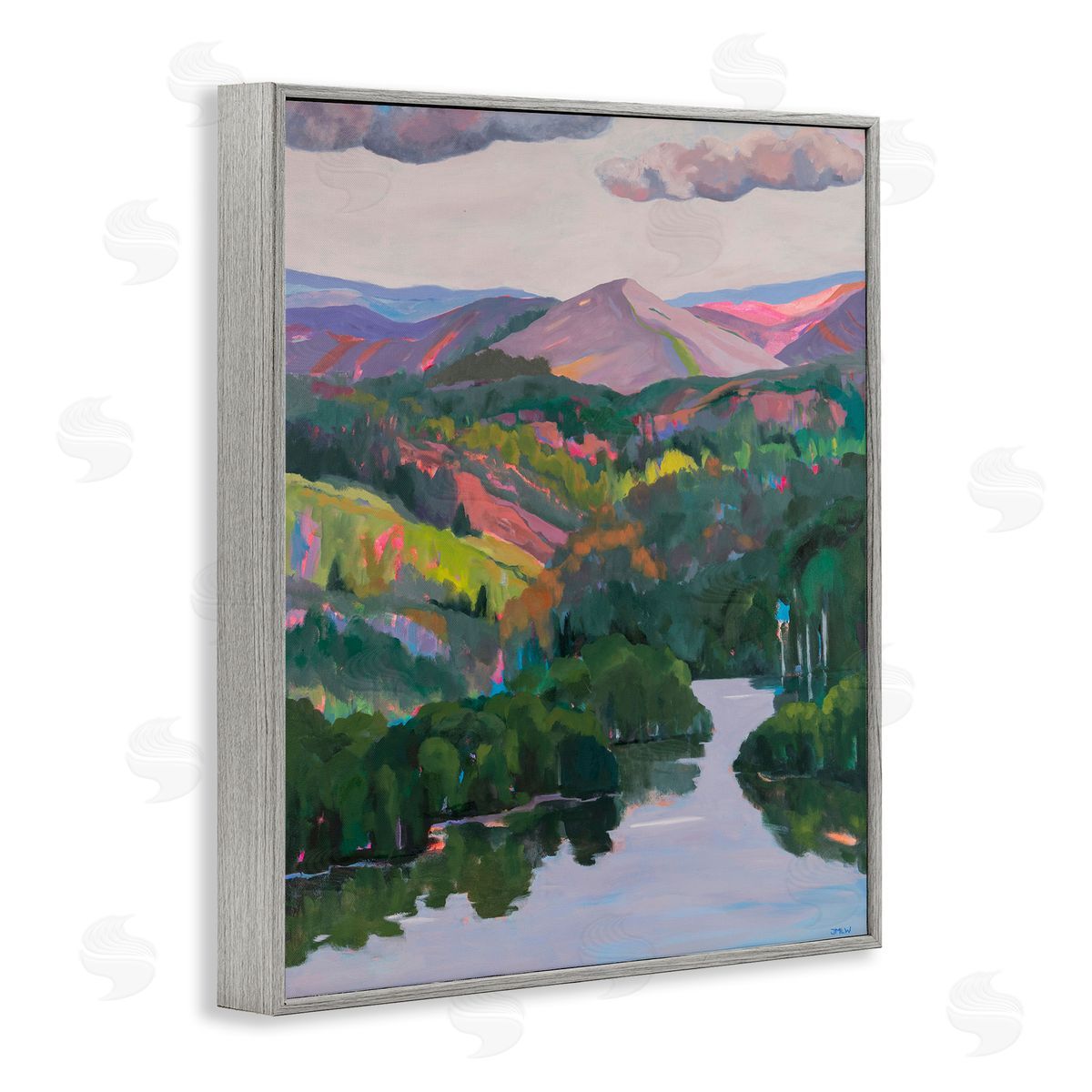 Jenny Wantuch Park City Mountains Canvas Wall Art Print