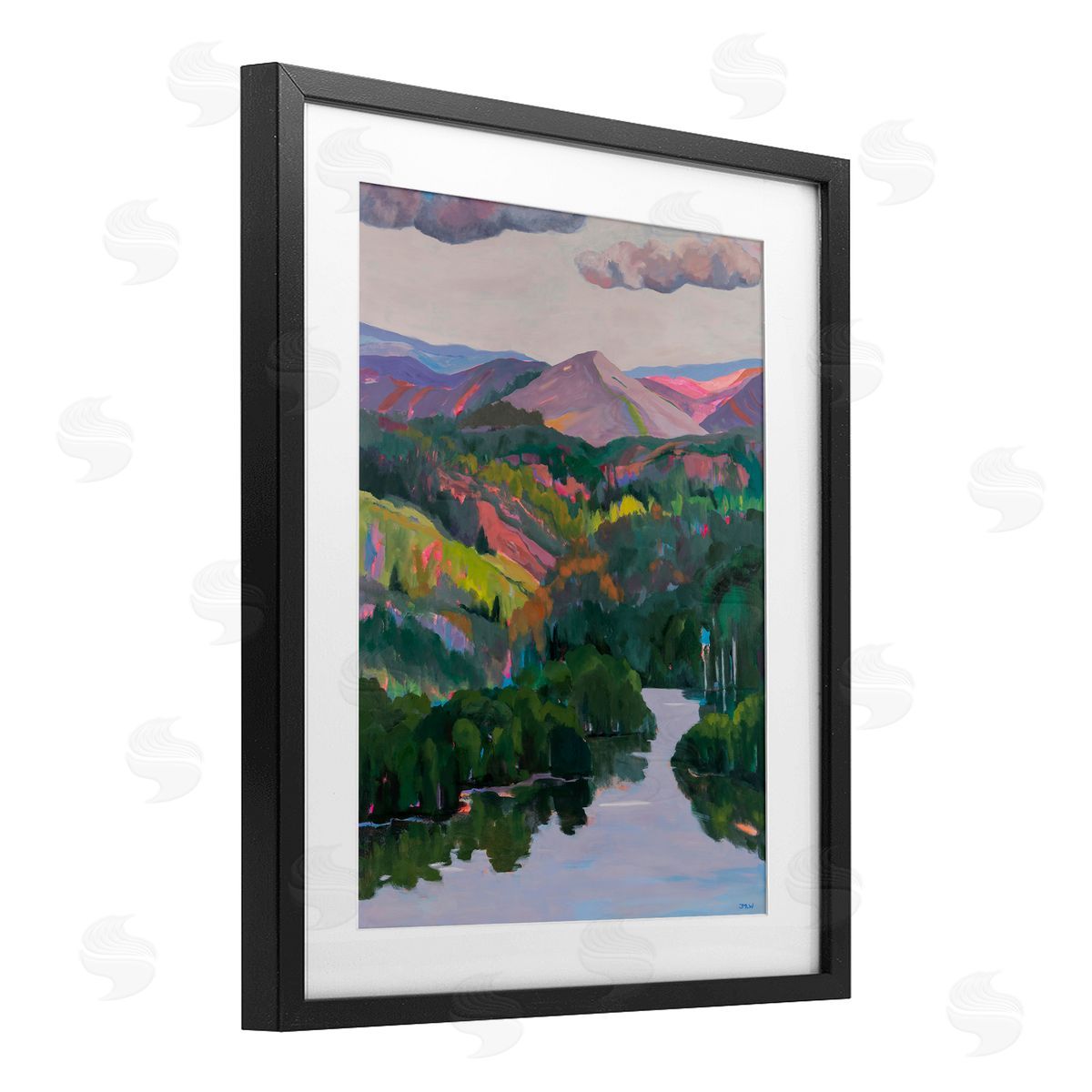 Jenny Wantuch Park City Mountains Canvas Wall Art Print