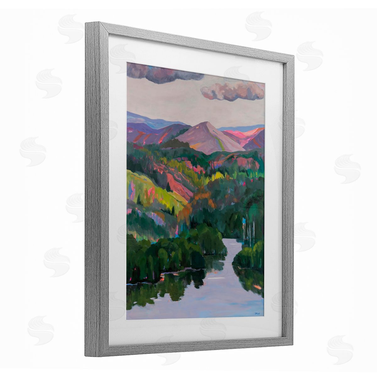 Jenny Wantuch Park City Mountains Canvas Wall Art Print