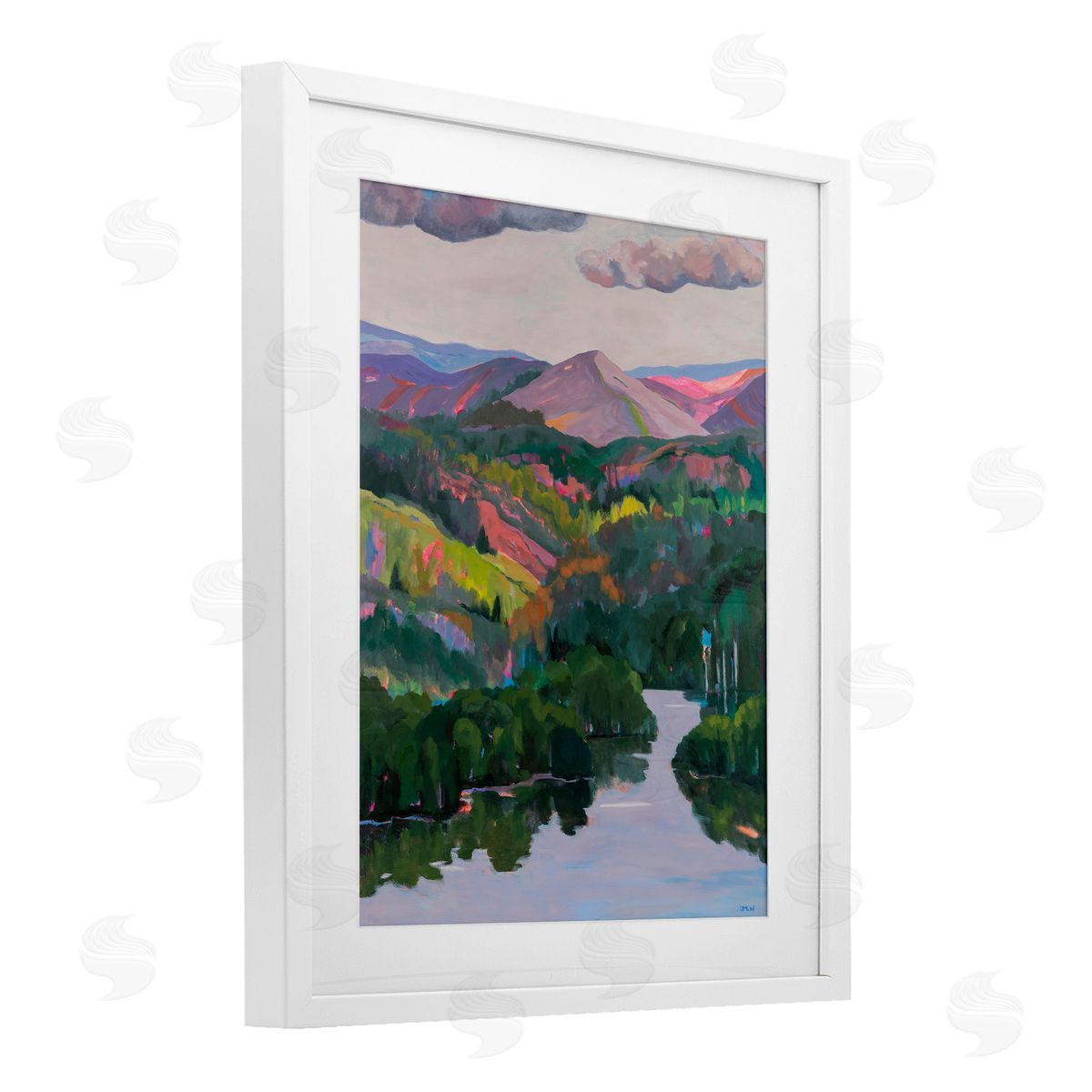 Jenny Wantuch Park City Mountains Canvas Wall Art Print
