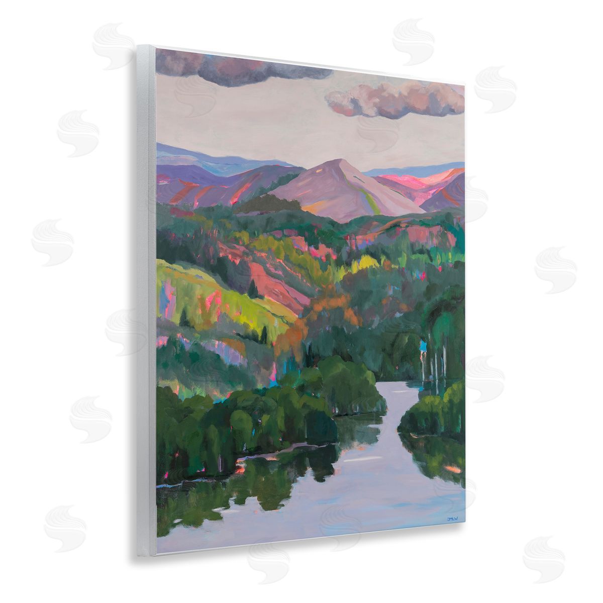 Jenny Wantuch Park City Mountains Canvas Wall Art Print
