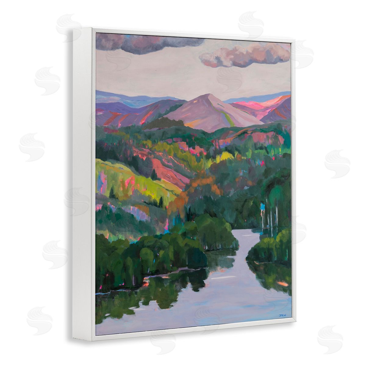 Jenny Wantuch Park City Mountains Canvas Wall Art Print