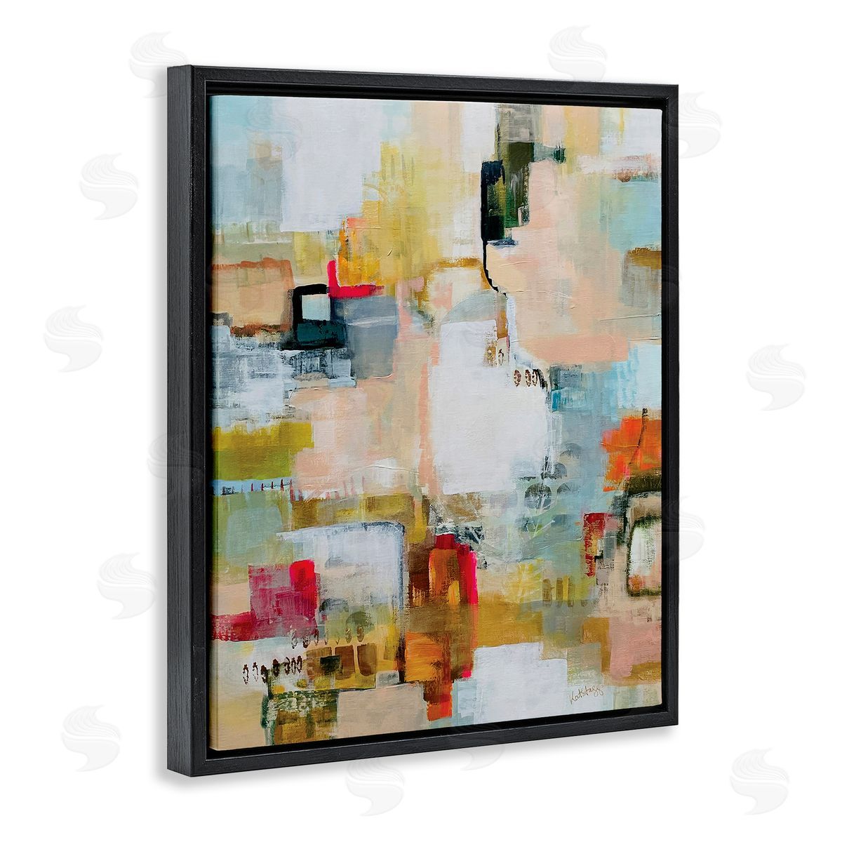 Katherine Irvin Urban Garden Abstraction Canvas Wall Art Print