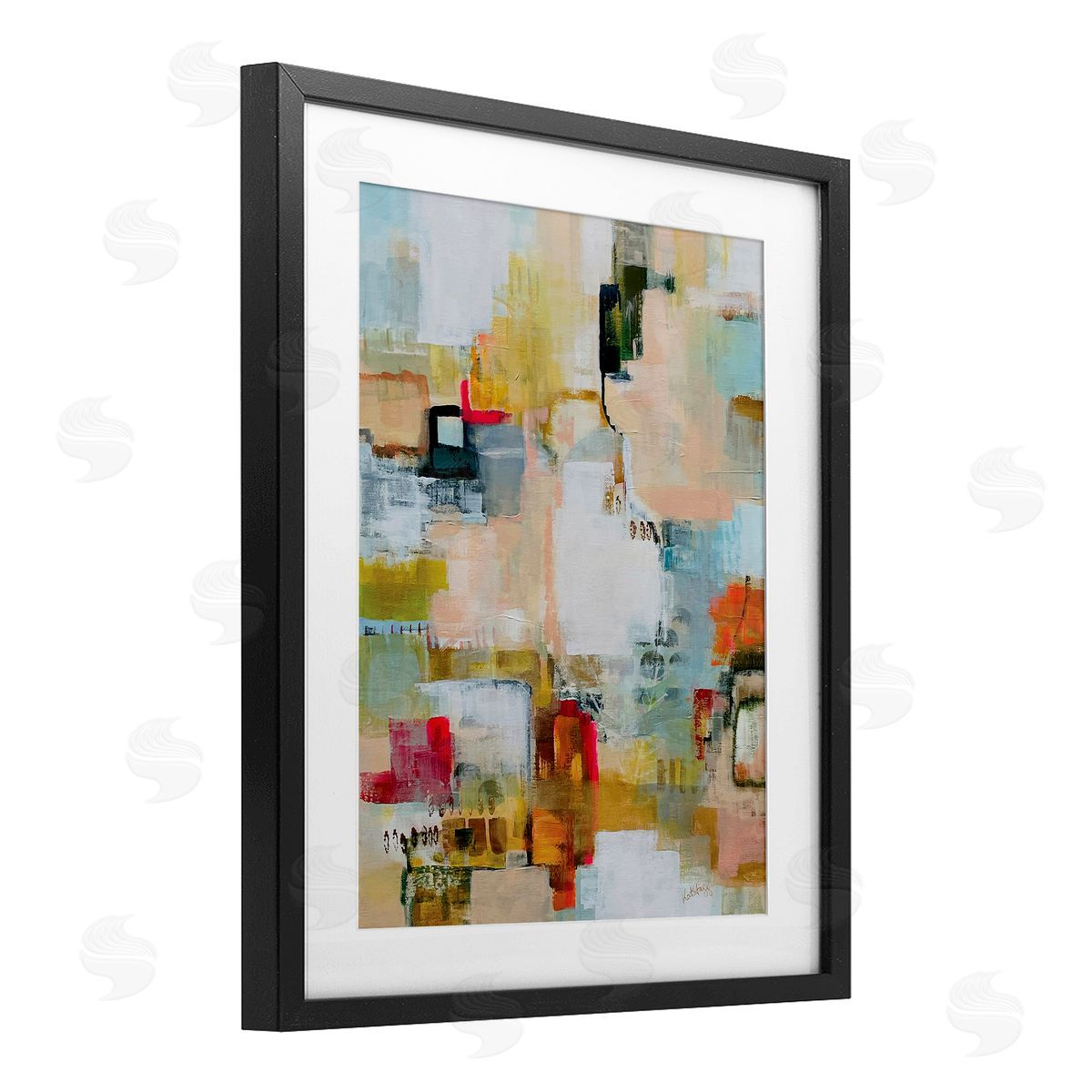 Katherine Irvin Urban Garden Abstraction Canvas Wall Art Print