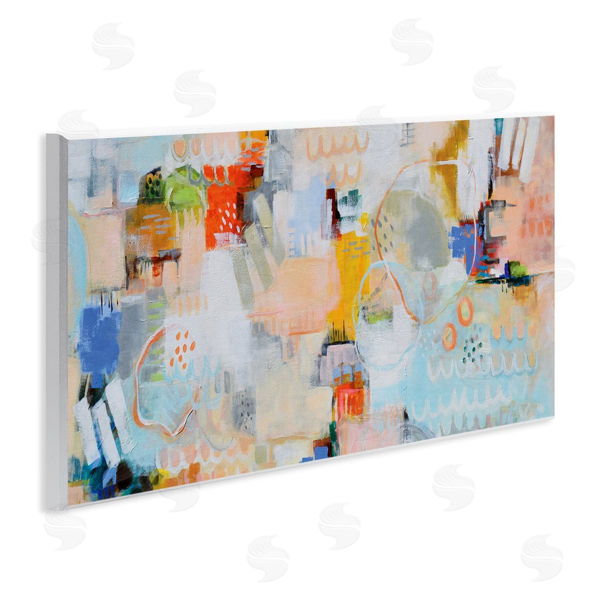 Katherine Irvin From The Heavens Abstract Canvas Wall Art Print