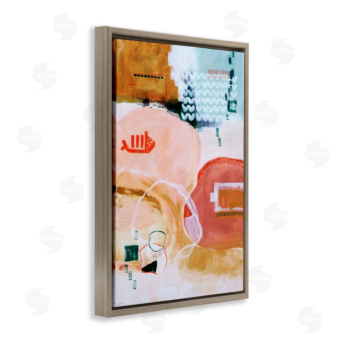 Katherine Irvin Safe Passage Abstraction Canvas Wall Art Print