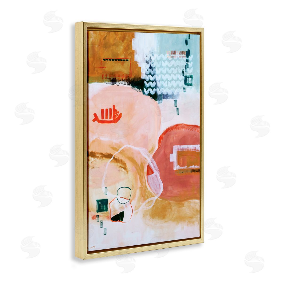 Katherine Irvin Safe Passage Abstraction Canvas Wall Art Print