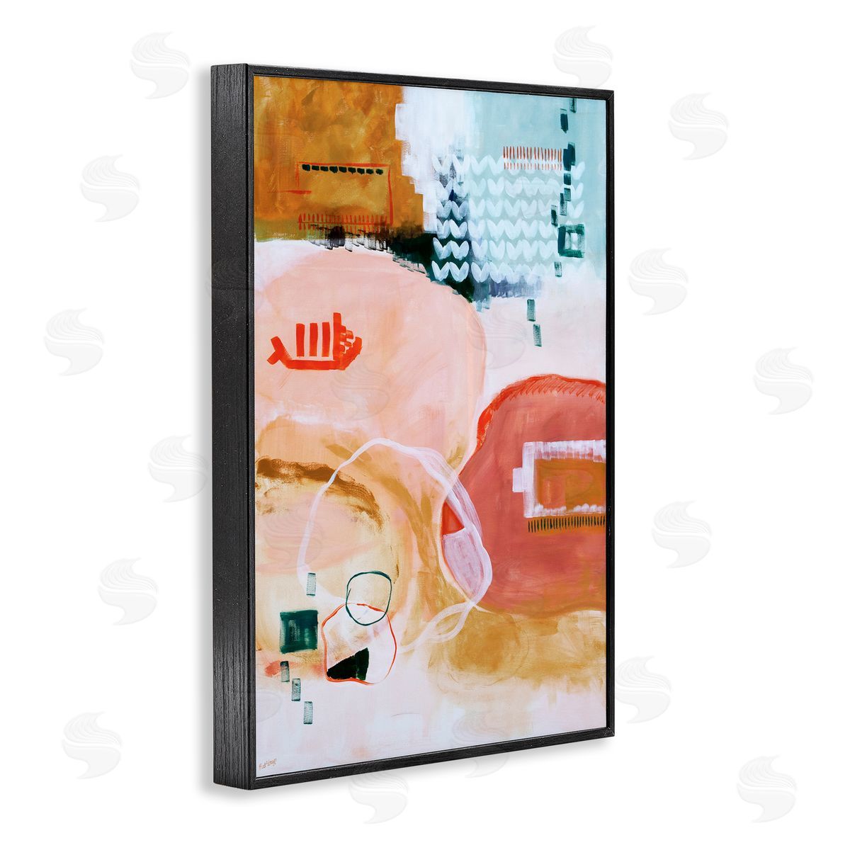Katherine Irvin Safe Passage Abstraction Canvas Wall Art Print
