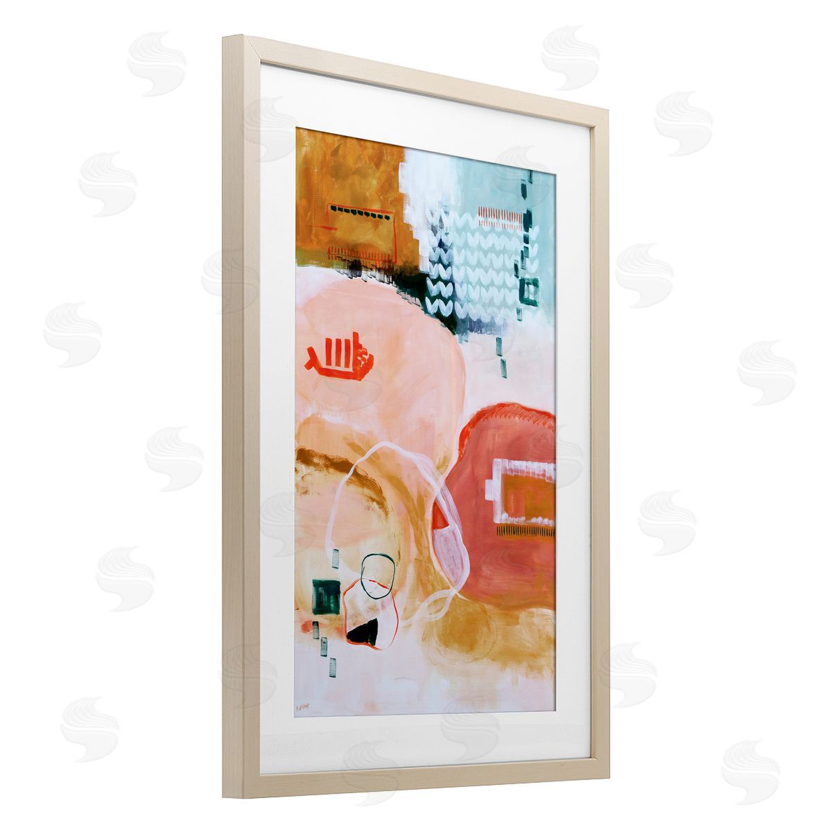 Katherine Irvin Safe Passage Abstraction Canvas Wall Art Print