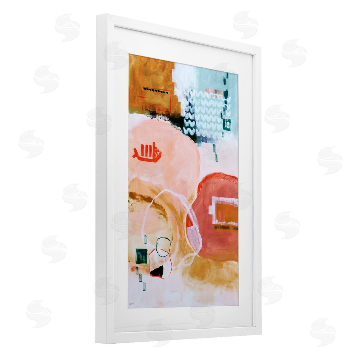 Katherine Irvin Safe Passage Abstraction Canvas Wall Art Print