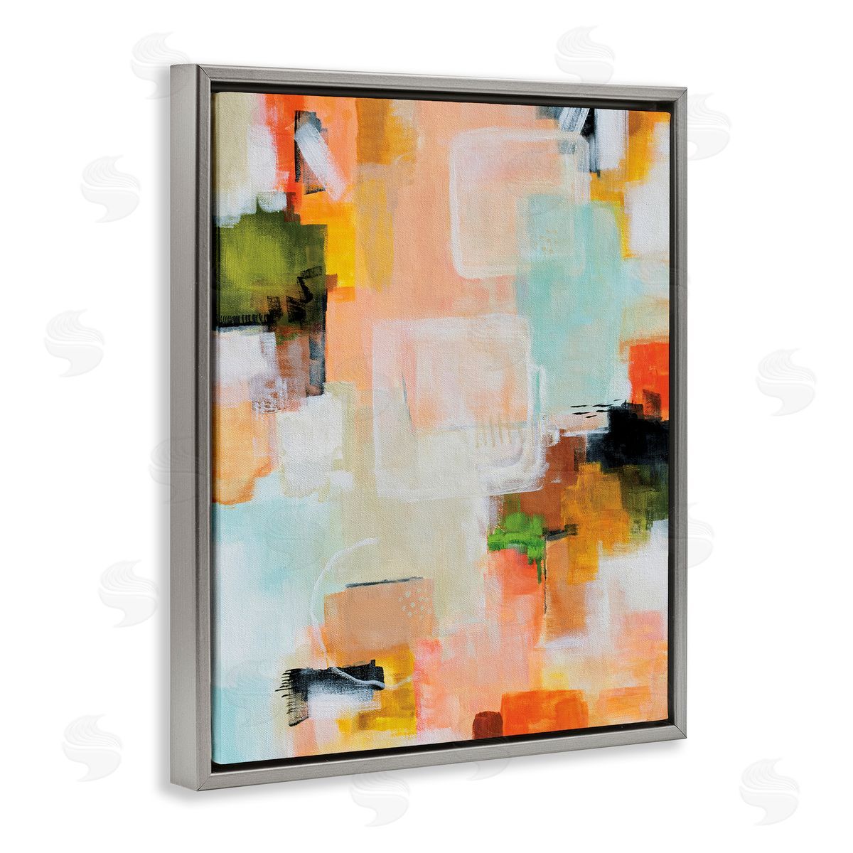 Katherine Irvin Deconstructed Love Abstract Canvas Wall Art Print