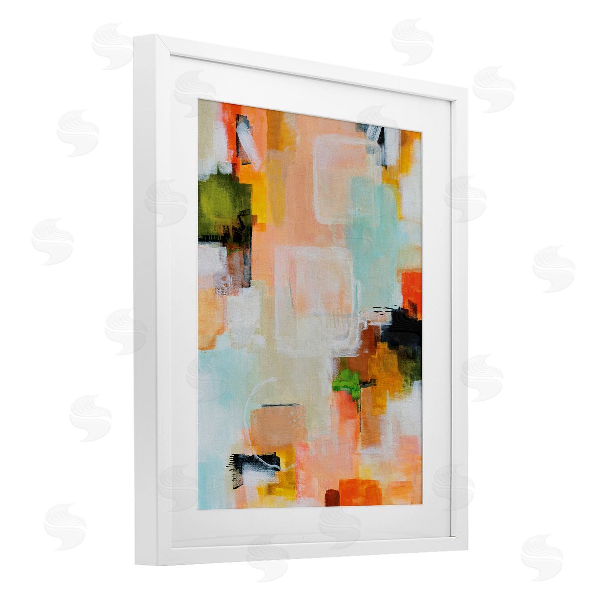 Katherine Irvin Deconstructed Love Abstract Canvas Wall Art Print