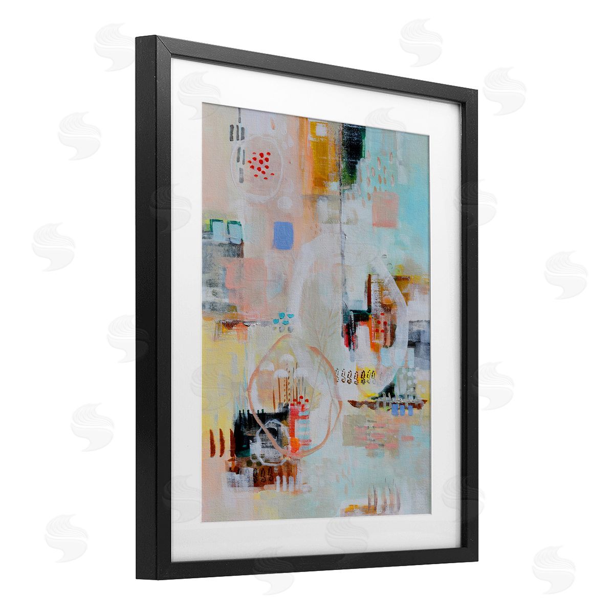 Katherine Irvin Summer Lust Abstraction Canvas Wall Art Print