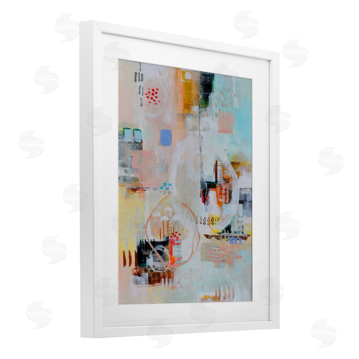 Katherine Irvin Summer Lust Abstraction Canvas Wall Art Print