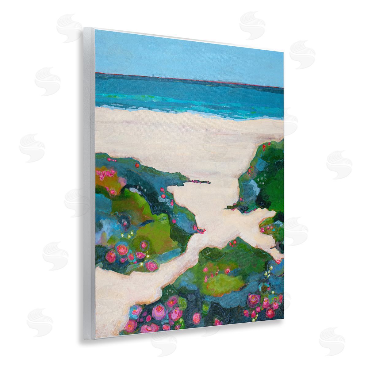 Dorothy Holmes Mohler Coast Is Clear Landscape Canvas Wall Art Print