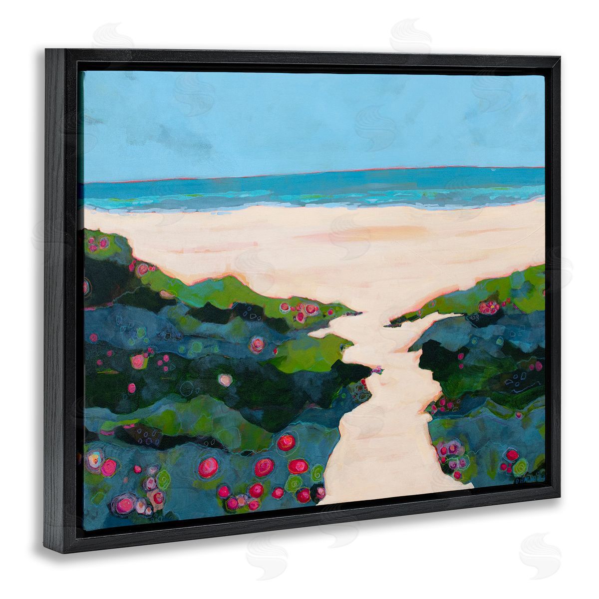 Dorothy Holmes Mohler Modern Smooth Coasting Canvas Wall Art Print