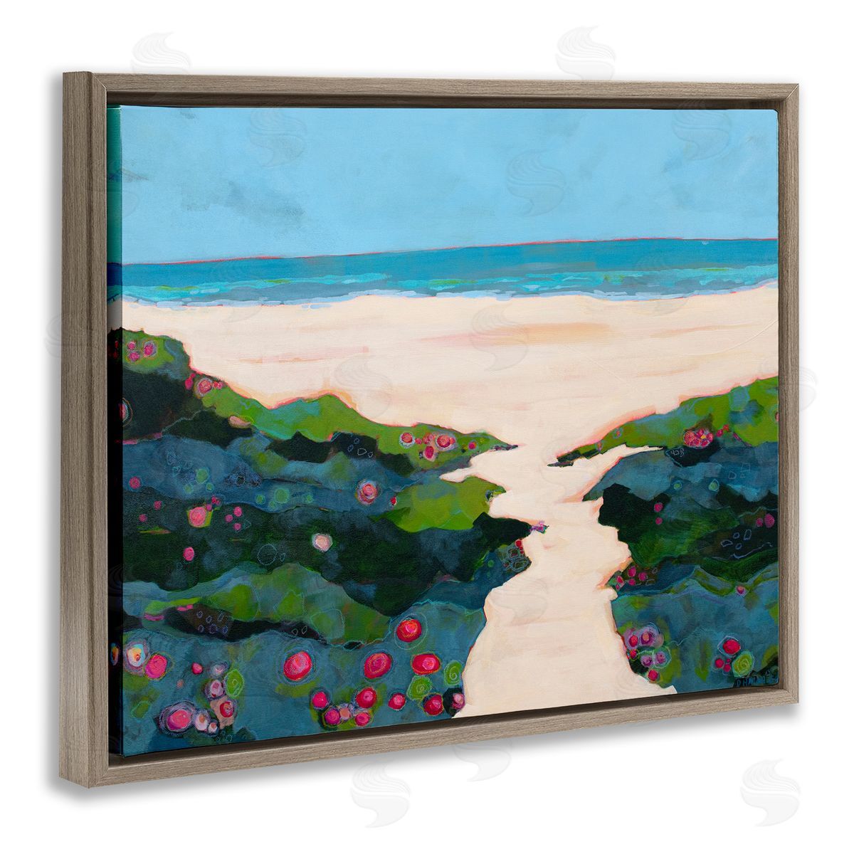 Dorothy Holmes Mohler Modern Smooth Coasting Canvas Wall Art Print