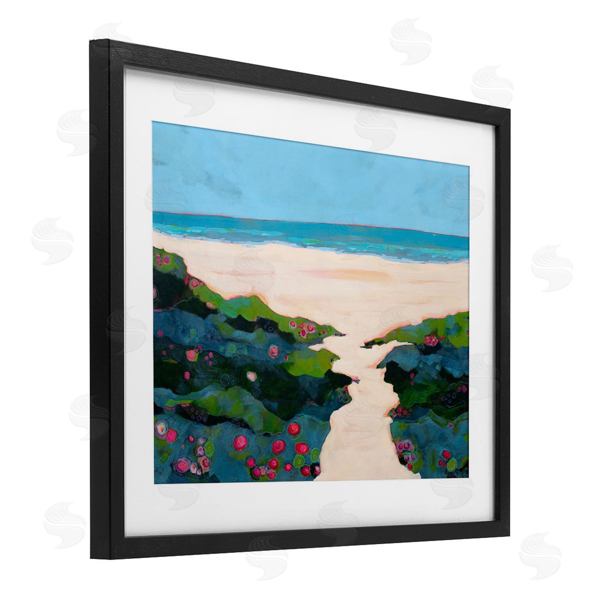 Dorothy Holmes Mohler Modern Smooth Coasting Canvas Wall Art Print