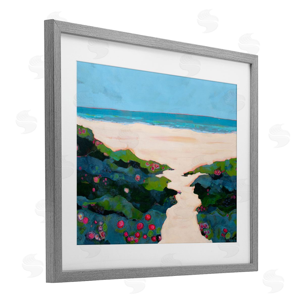 Dorothy Holmes Mohler Modern Smooth Coasting Canvas Wall Art Print