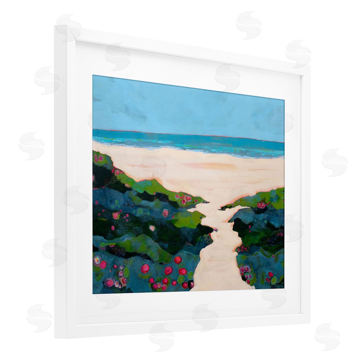 Dorothy Holmes Mohler Modern Smooth Coasting Canvas Wall Art Print