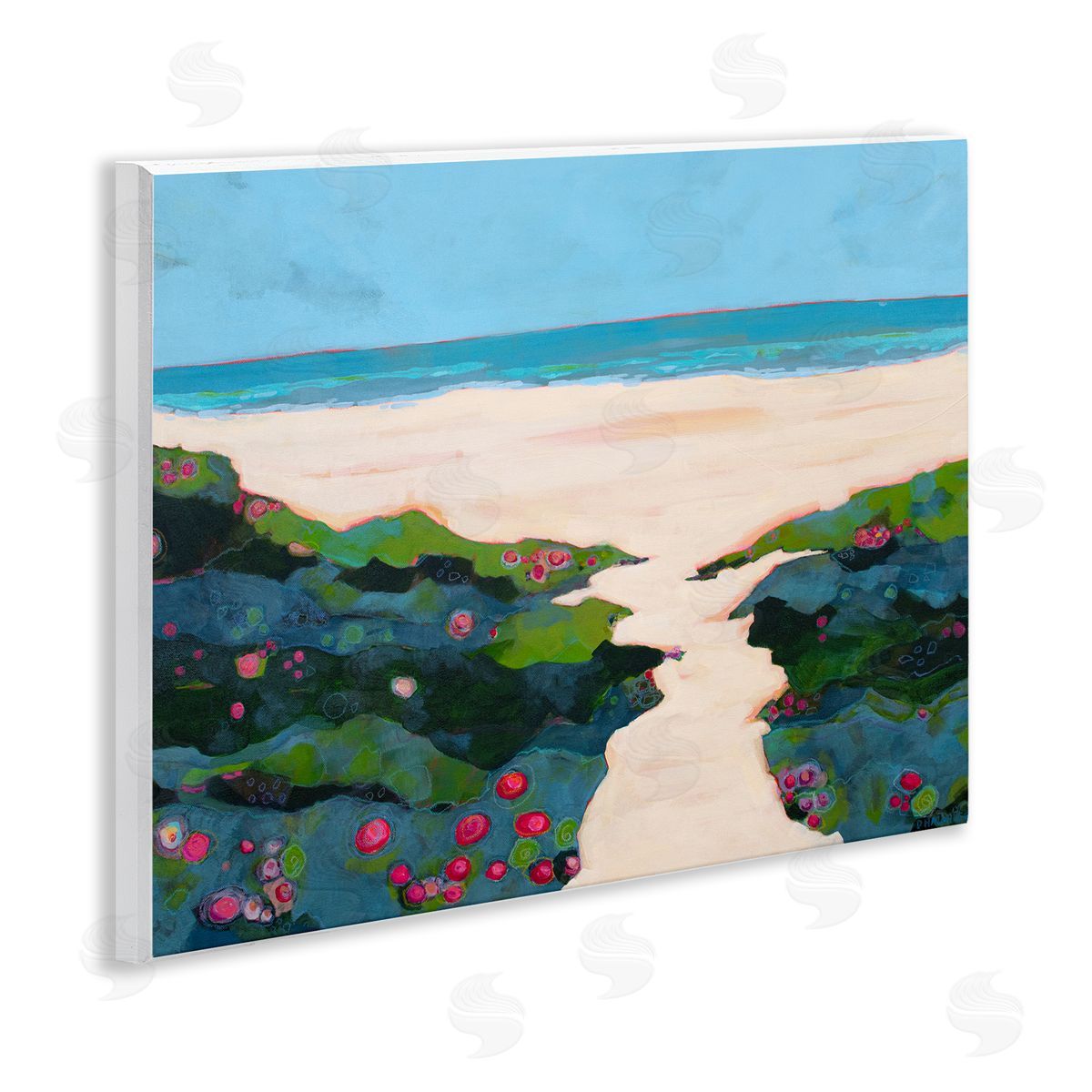 Dorothy Holmes Mohler Modern Smooth Coasting Canvas Wall Art Print