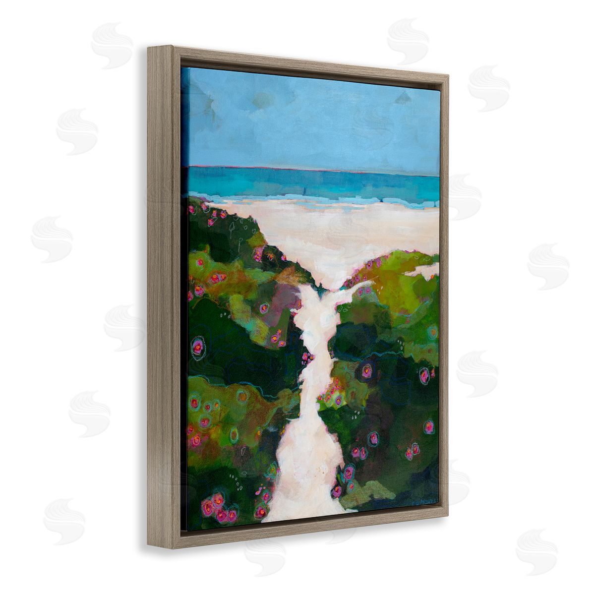 Dorothy Holmes Mohler Coastal Path Modern Canvas Wall Art Print