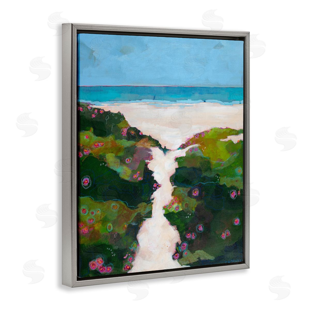 Dorothy Holmes Mohler Coastal Path Modern Canvas Wall Art Print