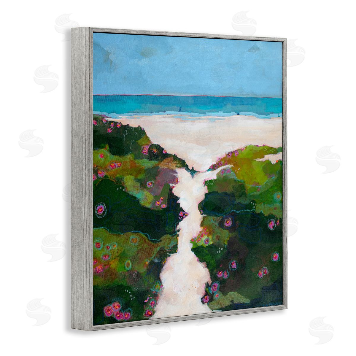 Dorothy Holmes Mohler Coastal Path Modern Canvas Wall Art Print