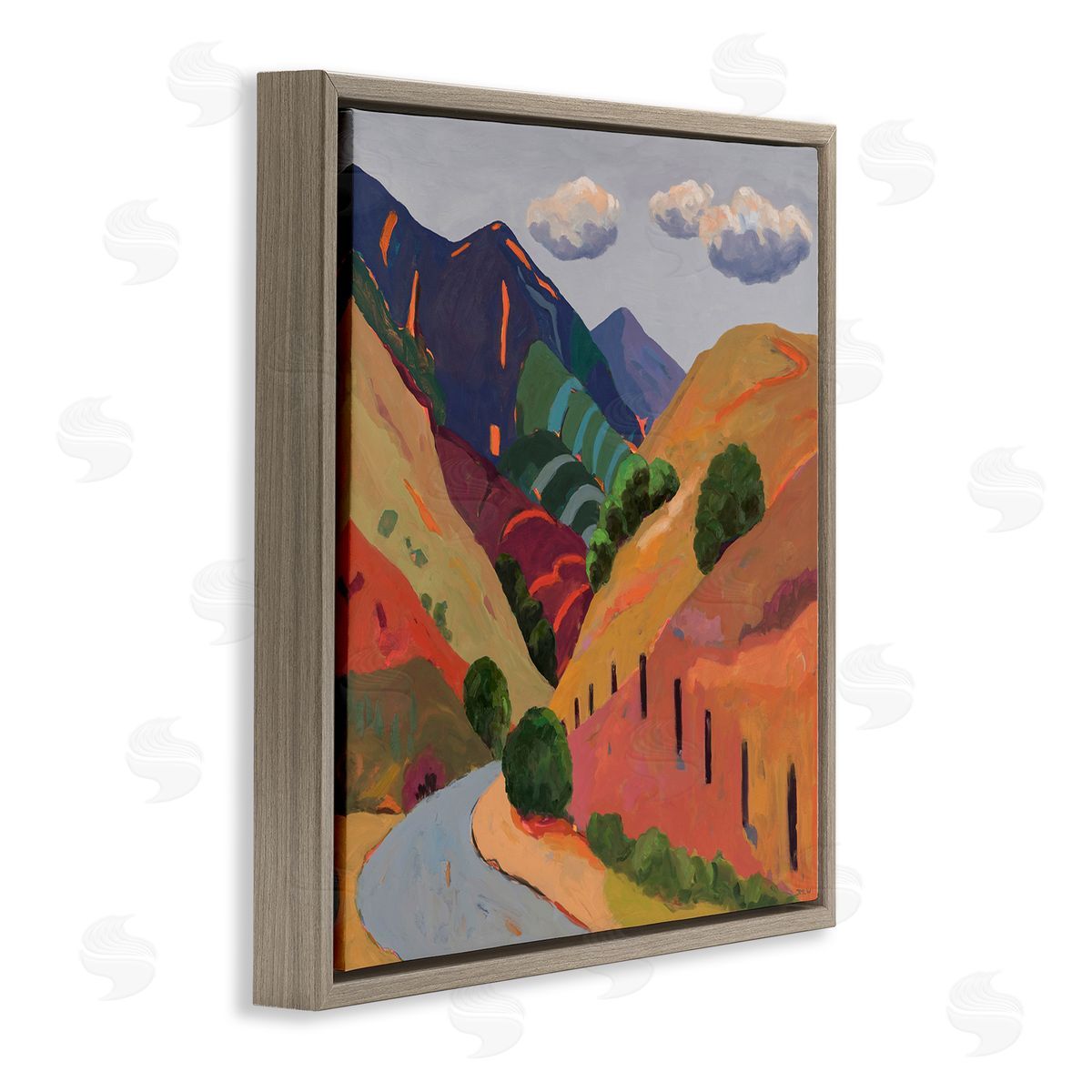 Jenny Wantuch Wanaka Valley Landscape Canvas Wall Art Print