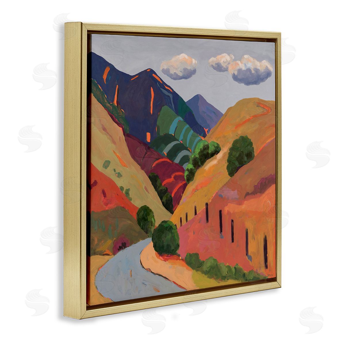Jenny Wantuch Wanaka Valley Landscape Canvas Wall Art Print