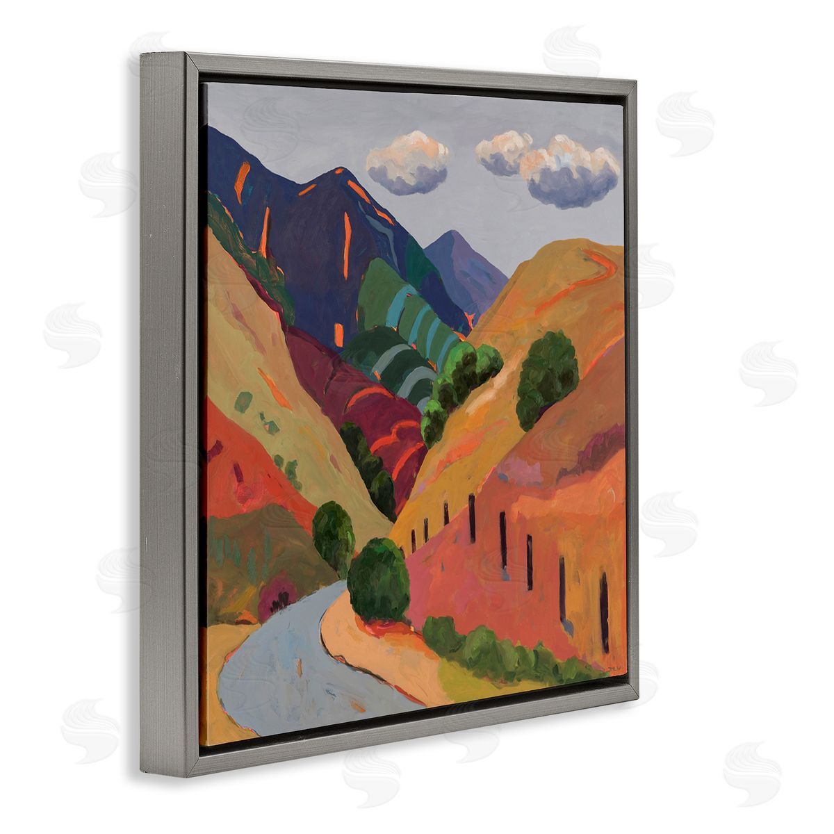 Jenny Wantuch Wanaka Valley Landscape Canvas Wall Art Print