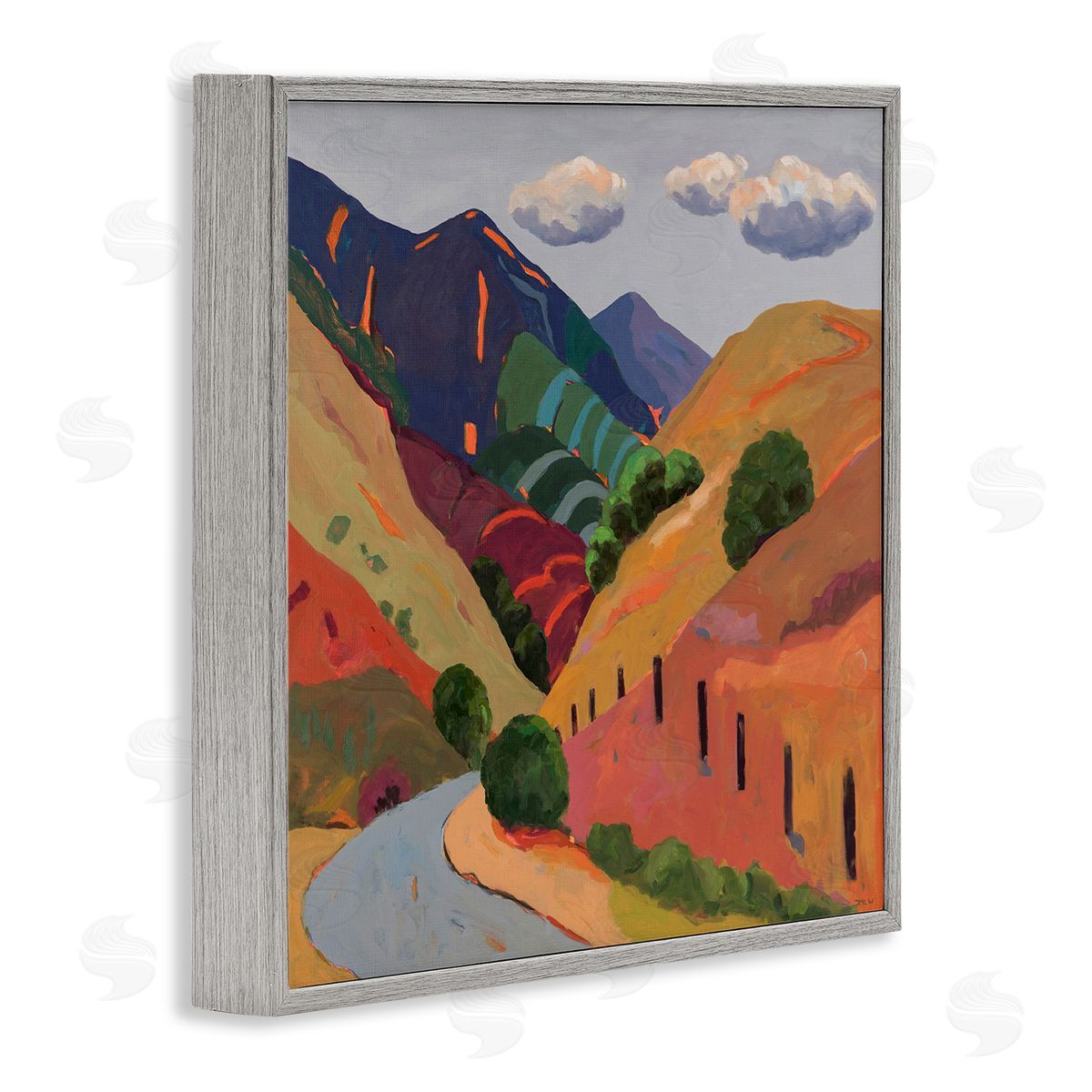 Jenny Wantuch Wanaka Valley Landscape Canvas Wall Art Print