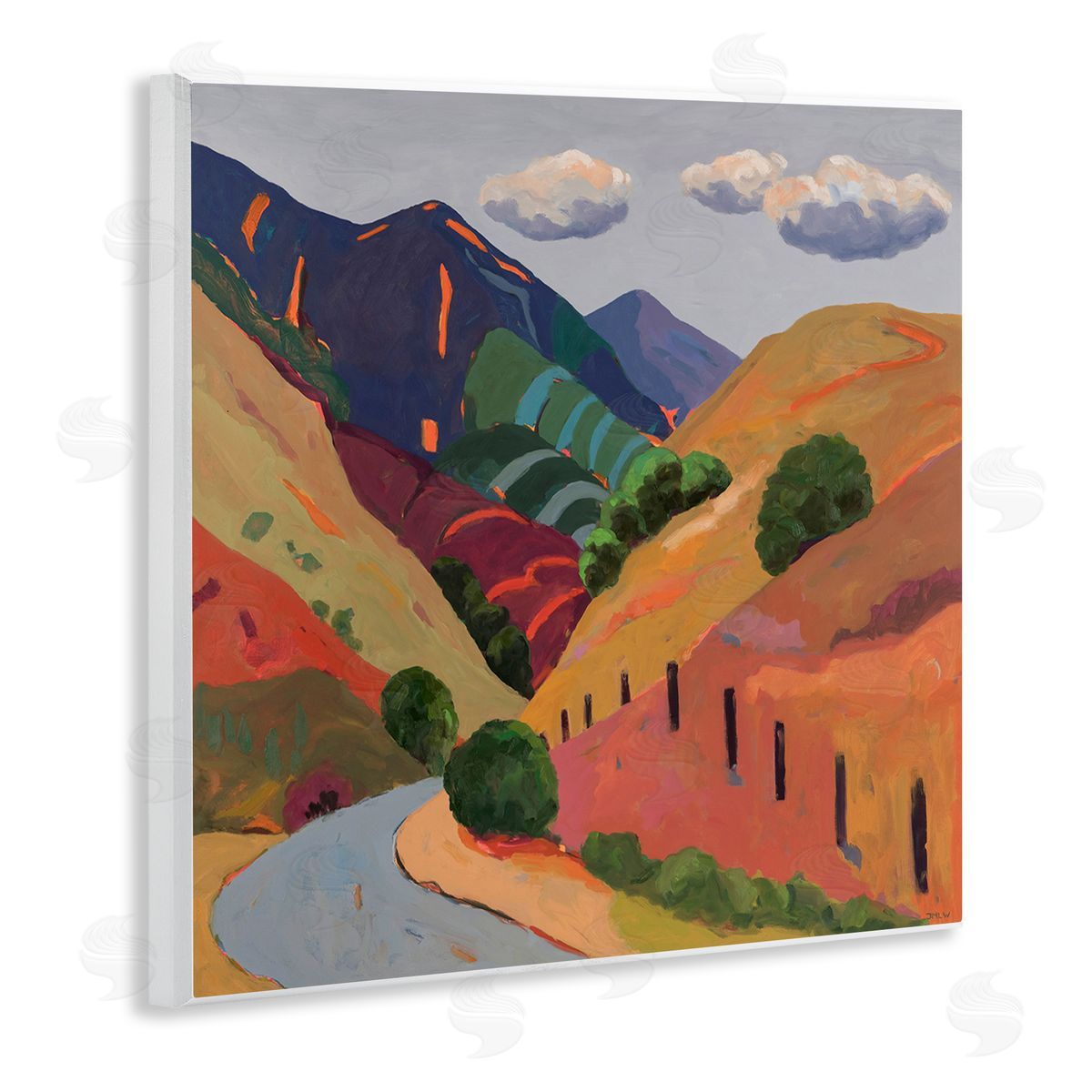 Jenny Wantuch Wanaka Valley Landscape Canvas Wall Art Print