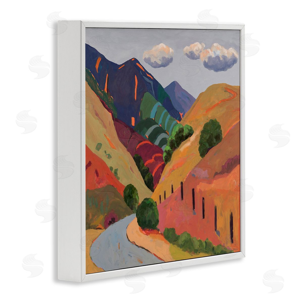 Jenny Wantuch Wanaka Valley Landscape Canvas Wall Art Print