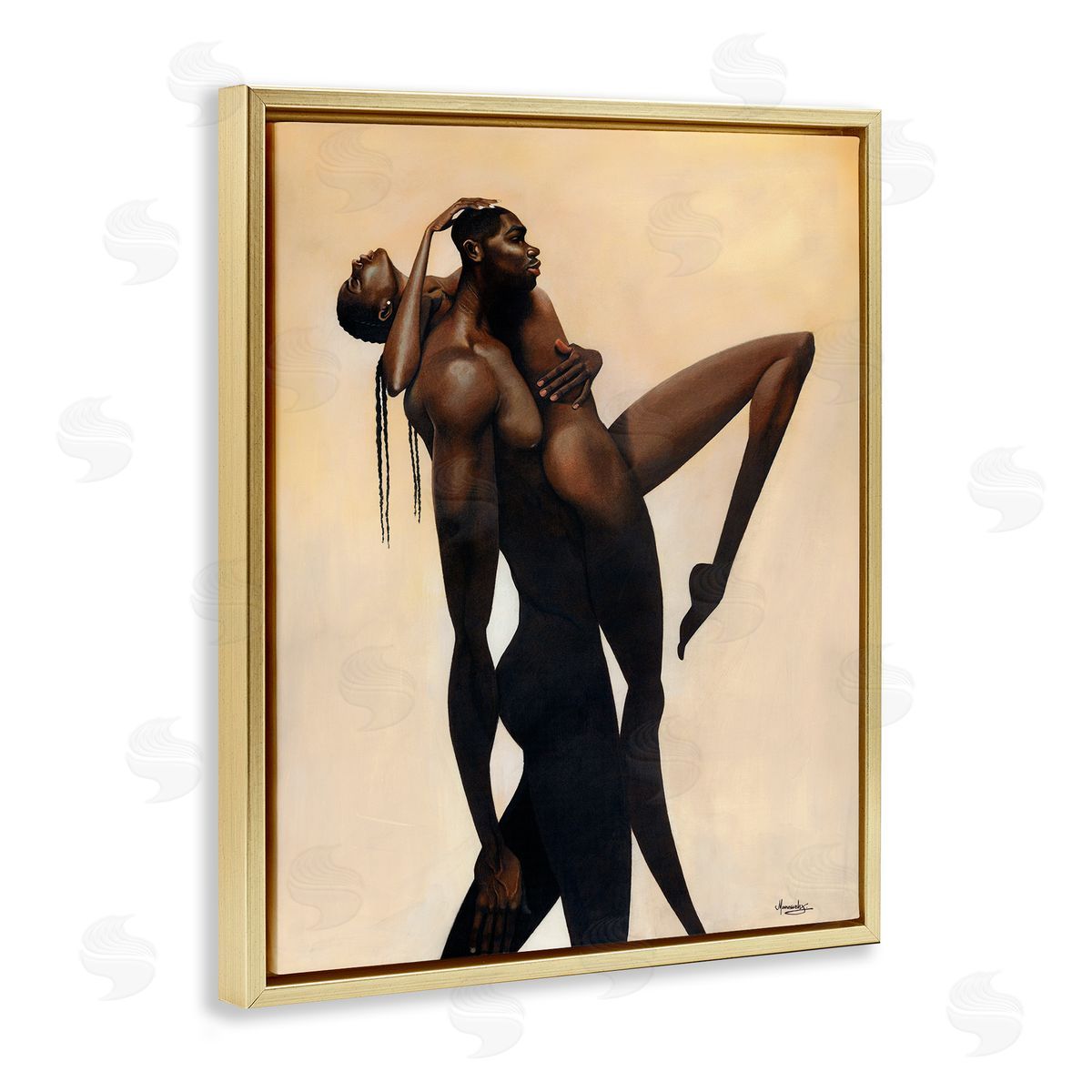 Manasseh Johnson Sr Take Me Away Nude Portrait Canvas Wall Art Print