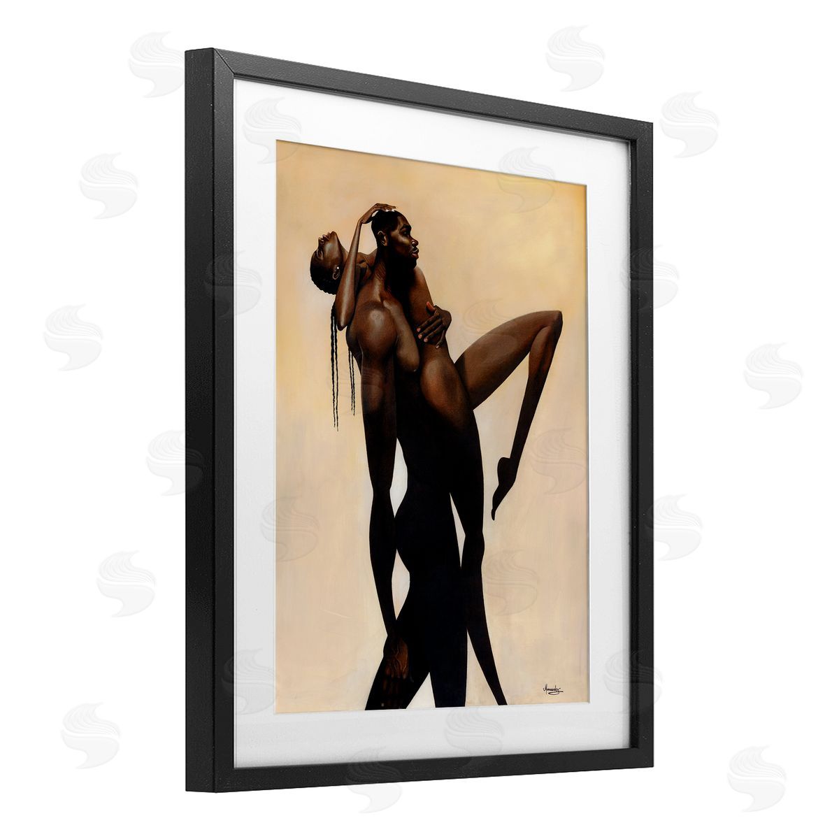 Manasseh Johnson Sr Take Me Away Nude Portrait Canvas Wall Art Print