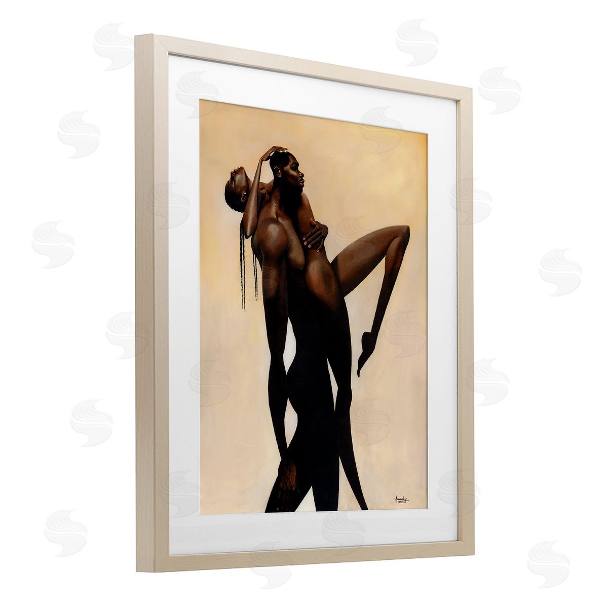 Manasseh Johnson Sr Take Me Away Nude Portrait Canvas Wall Art Print