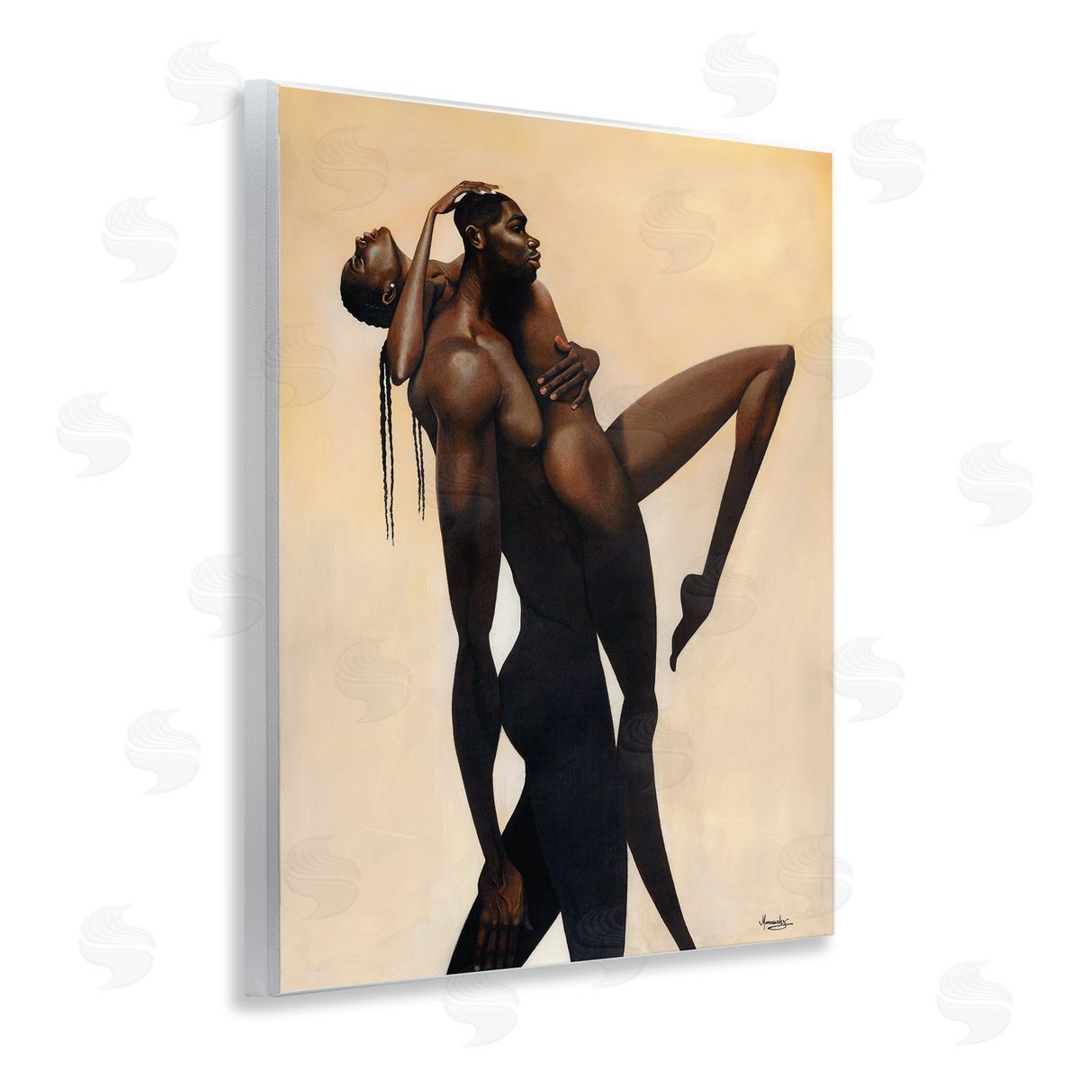 Manasseh Johnson Sr Take Me Away Nude Portrait Canvas Wall Art Print