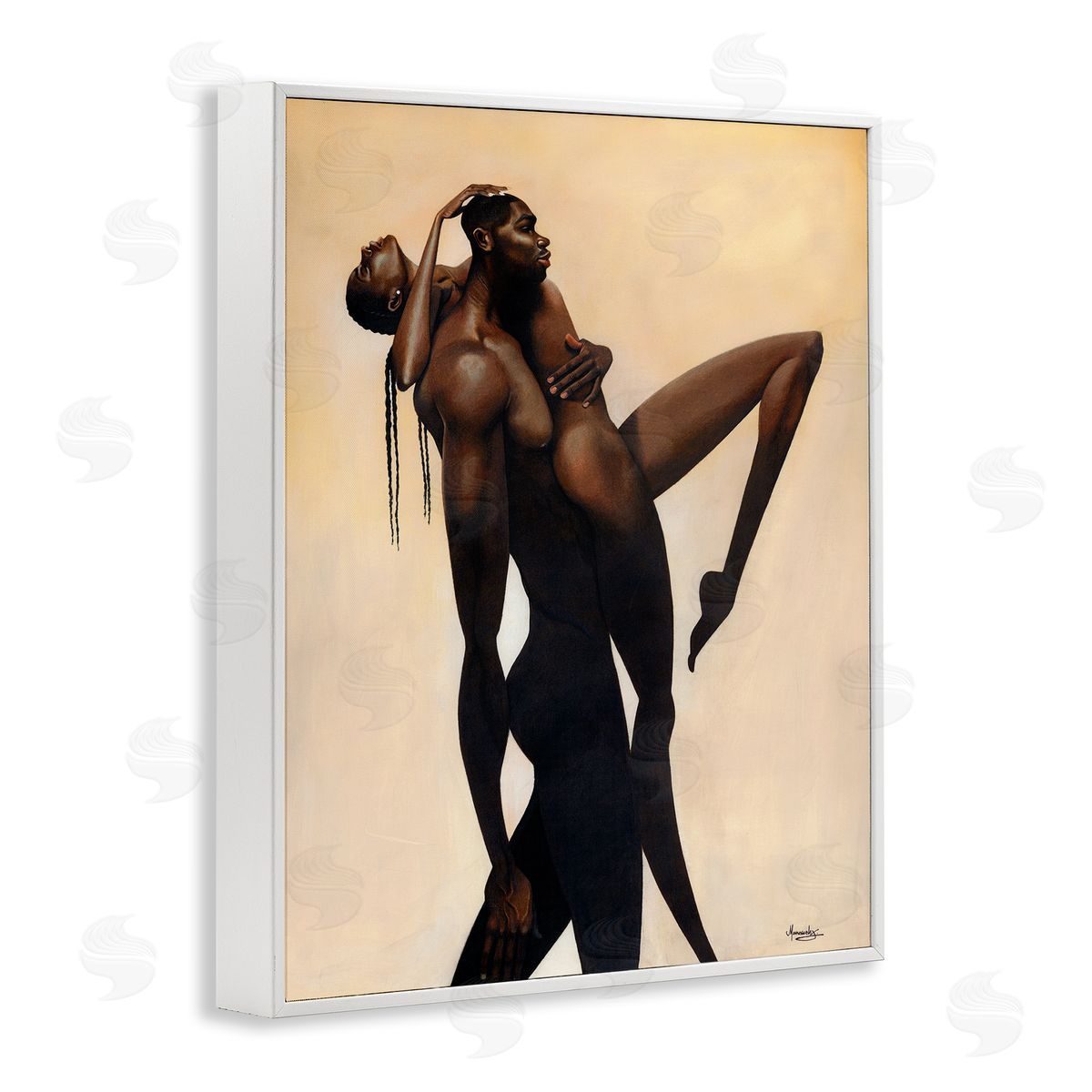 Manasseh Johnson Sr Take Me Away Nude Portrait Canvas Wall Art Print