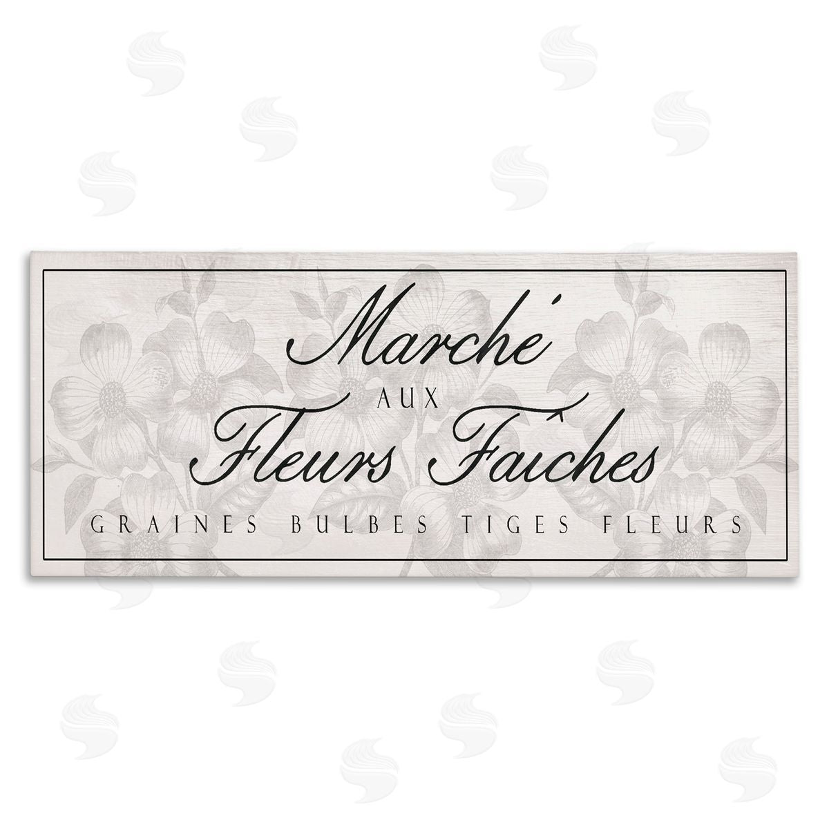 Lil' Rue Vintage French Flower Market Canvas Wall Art Print