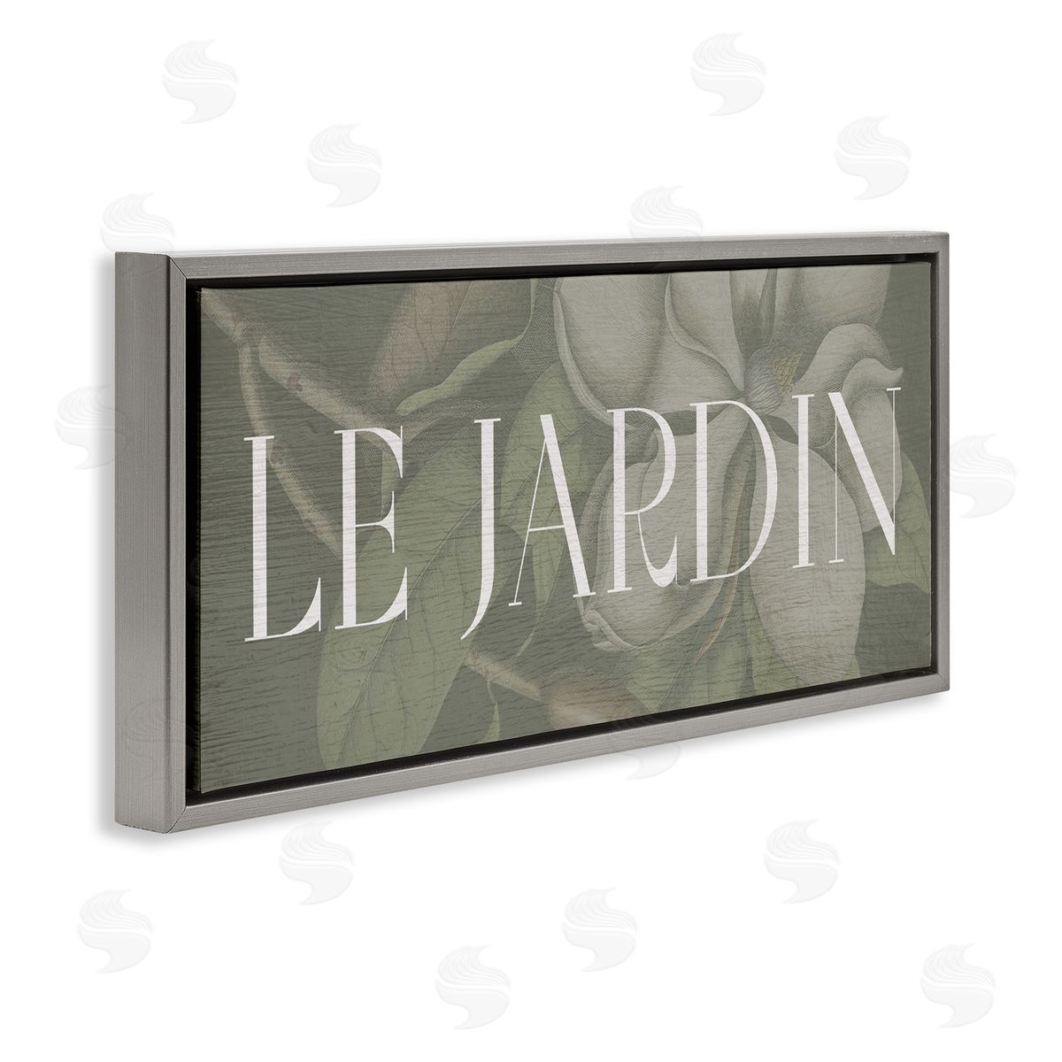 Lil' Rue Le Jardin Garden Sign Canvas Wall Art Print