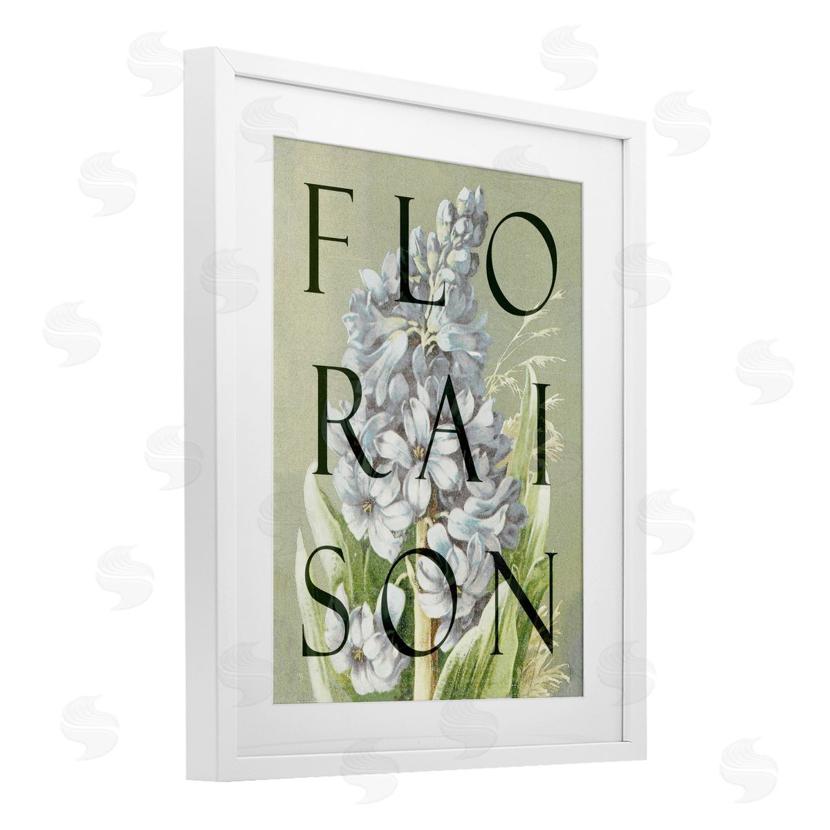 Lil' Rue Blooming French Flower Canvas Wall Art Print