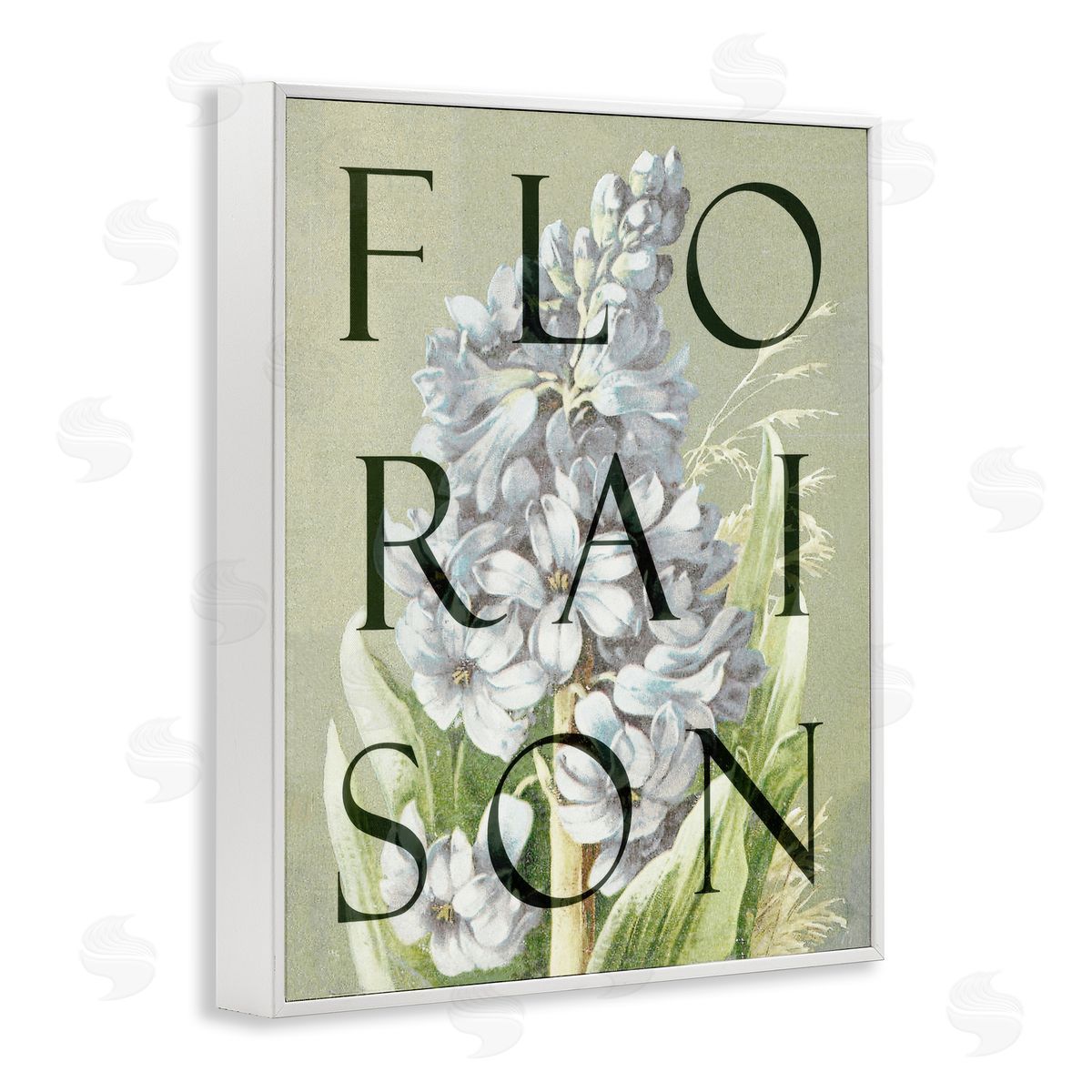 Lil' Rue Blooming French Flower Canvas Wall Art Print