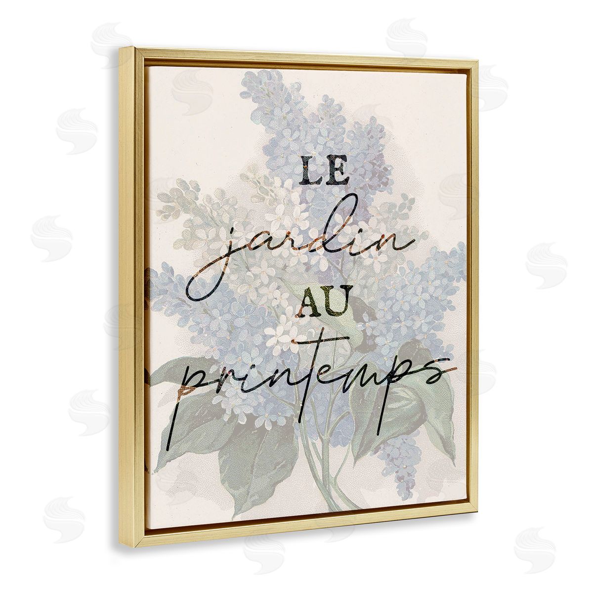 Lil' Rue Garden In Spring French Canvas Wall Art Print