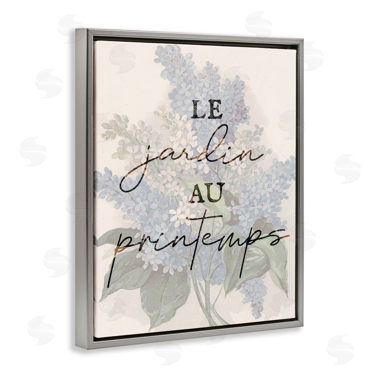 Lil' Rue Garden In Spring French Canvas Wall Art Print