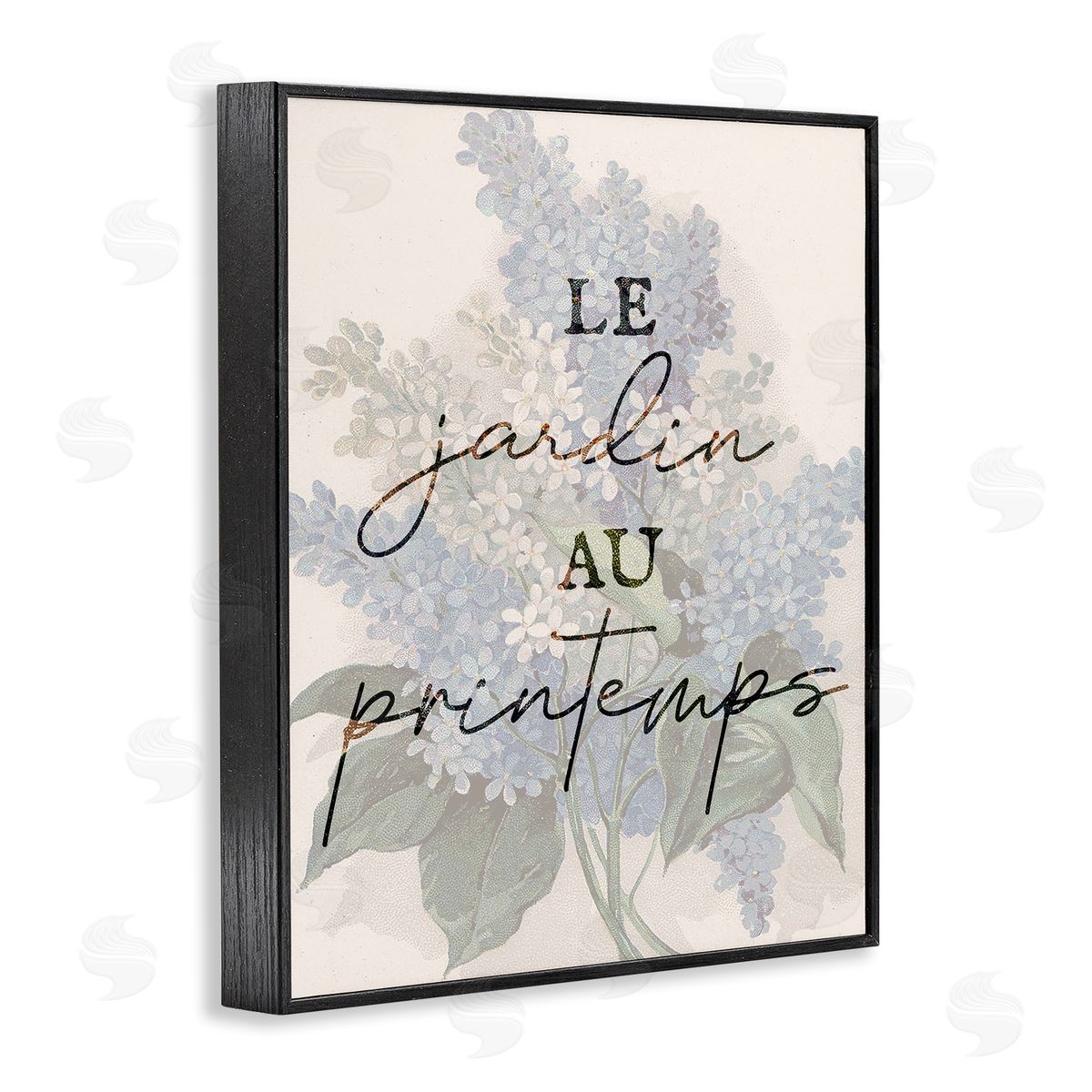 Lil' Rue Garden In Spring French Canvas Wall Art Print