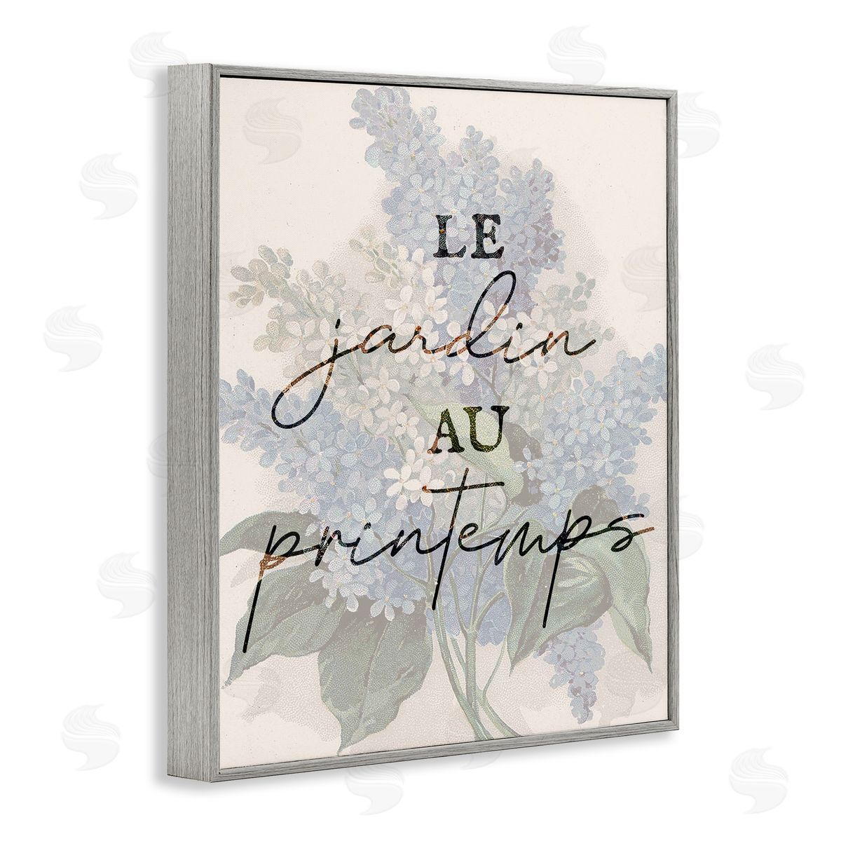 Lil' Rue Garden In Spring French Canvas Wall Art Print