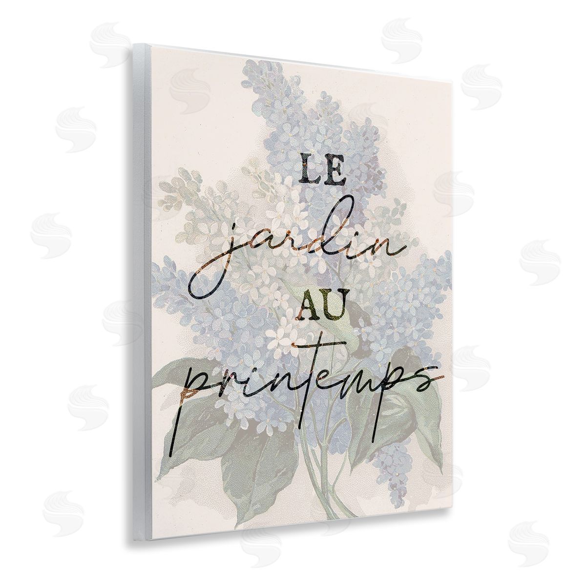 Lil' Rue Garden In Spring French Canvas Wall Art Print