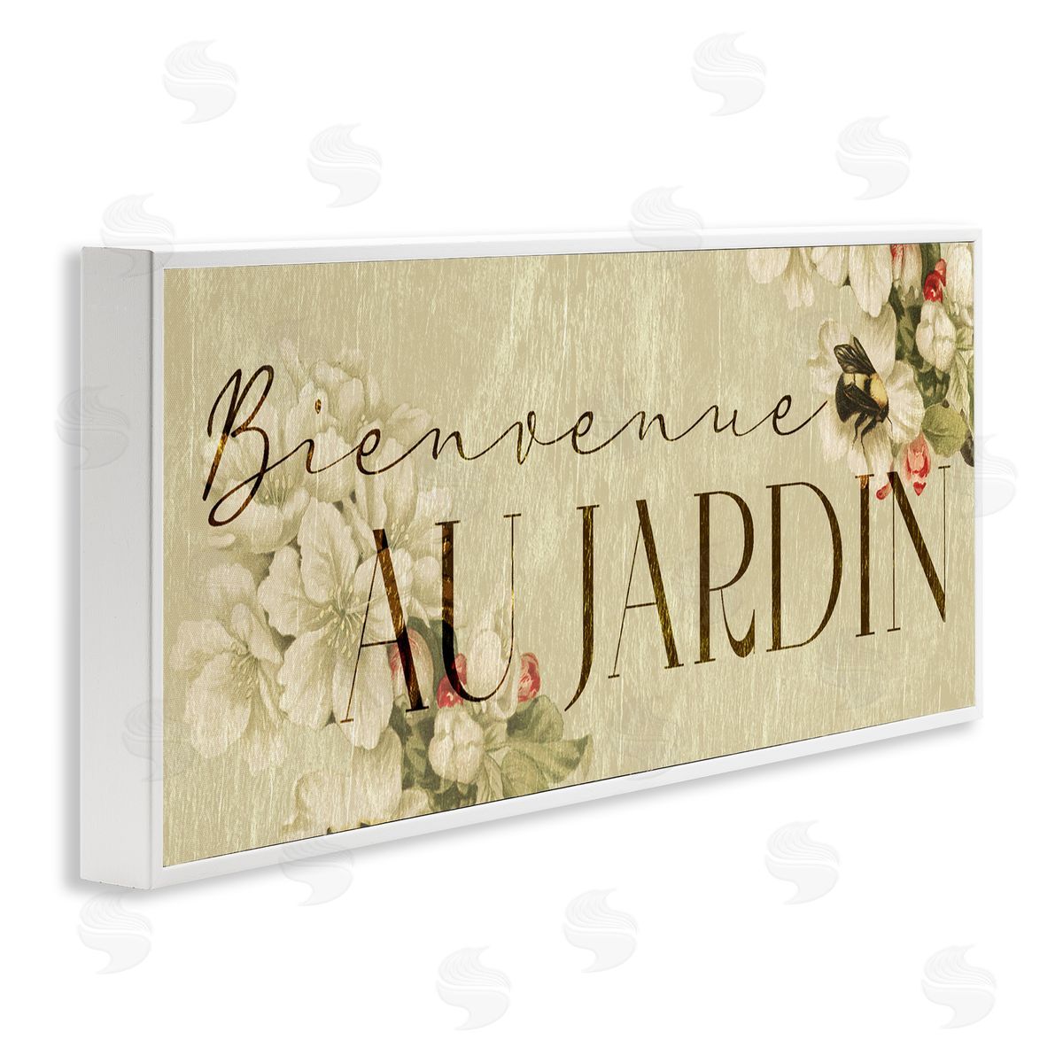 Lil' Rue Vintage Garden Welcome Canvas Wall Art Print