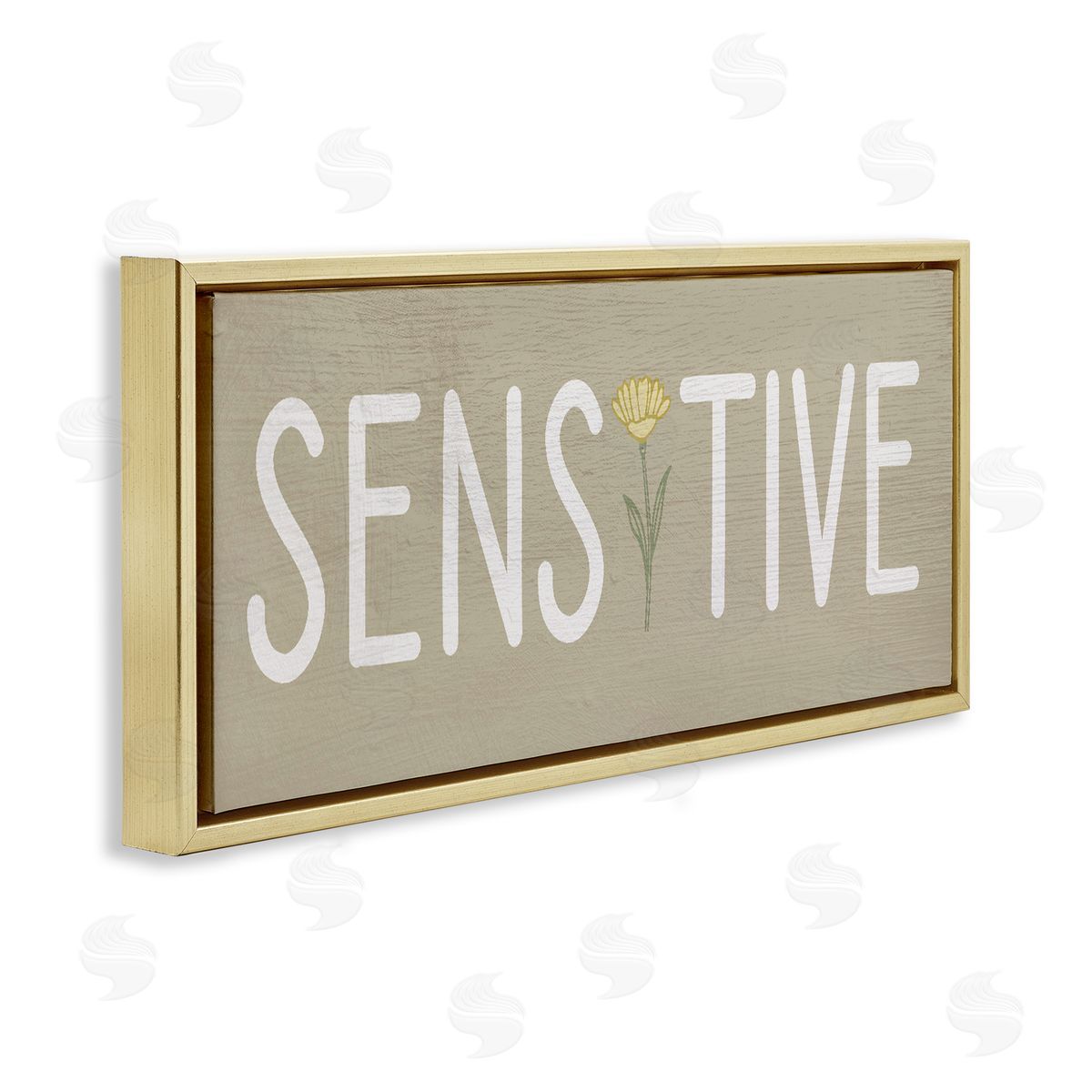 Lil' Rue Sensitive Cottage Floral Canvas Wall Art Print